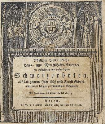 Bild Nr.1: 125-515 Zürcher-Kalender, Der,: (Kalender, Schweiz)