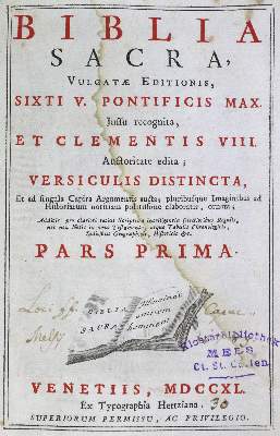 Bild Nr.2: 125-55 Biblia latina.: (Bibeln)