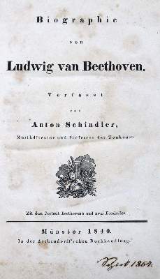 Bild Nr.1: 125-570 Schindler,A.: (Musik, Beethoven)