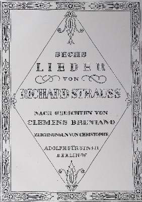 Bild Nr.1: 125-586 Brentano,C.: (Musik, Strauss)