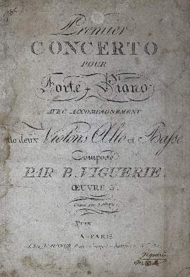 Bild Nr.1: 125-588 Viguerie,B.: (Musik)