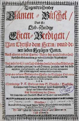 Bild Nr.2: 125-6 Andreas a Sancta Theresia.: (Alte Drucke, Handschriften und Theologie)