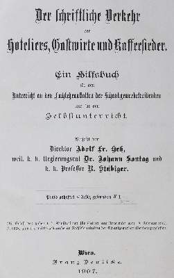 Bild Nr.1: 125-656 Heß,A.F. u.a.: (Küche und Haushalt, Gaststätten-Hotellerie)