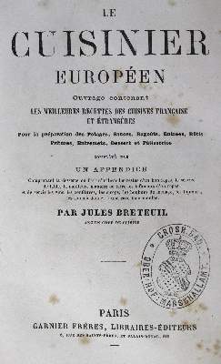 Bild Nr.1: 125-686 Breteuil,(J.).: (Küche und Haushalt, Kochbücher)