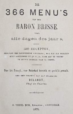 Bild Nr.3: 125-687 Brisse,L.: (Küche und Haushalt, Kochbücher)