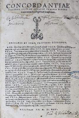 Bild Nr.1: 125-69 (Conradus v. Halberstadt).: (Bibeln, Konkordanz)