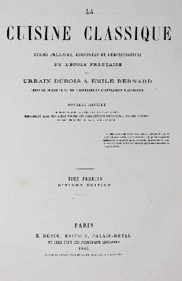 Bild Nr.2: 125-690 Dubois,U. u. E.Bernard.: (Küche und Haushalt, Kochbücher)