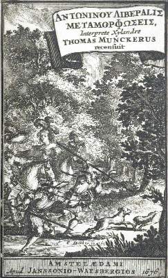 Bild Nr.1: 125-7 Antonius Liberalis.: (Alte Drucke, Handschriften und Theologie)