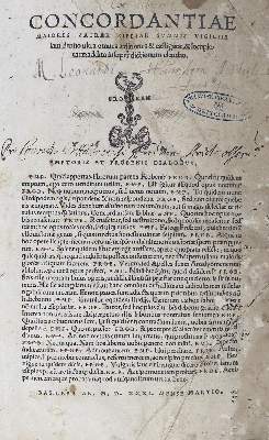 Bild Nr.1: 125-70 (Conradus von Halberstadt).: (Bibeln, Konkordanz)