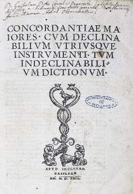 Bild Nr.1: 125-71 (Conradus von Halberstadt).: (Bibeln, Konkordanz)