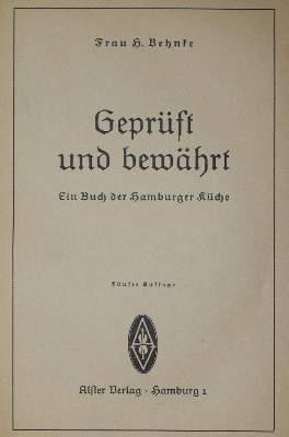 Bild Nr.1: 125-744 Sammlung: (Küche und Haushalt, Kochbücher)