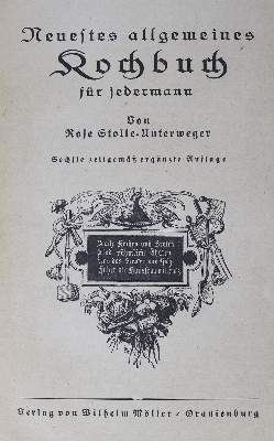 Bild Nr.1: 125-754 Stolle-Unterweger,R.: (Küche und Haushalt, Kochbücher)