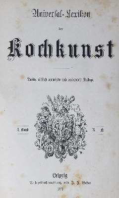 Bild Nr.1: 125-756 Universal-Lexikon: (Küche und Haushalt, Kochbücher)