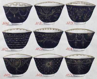 Bild Nr.2: 125-767 Holzapfel u. Greiner, Rudolstadt.: (Küche und Haushalt, Porzellan u. Keramik, Koppchen)