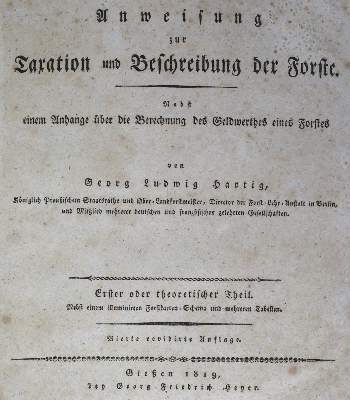 Bild Nr.1: 125-779 Hartig,G.L.: (Land- und Forstwirtschaft, Forstwirtschaft)