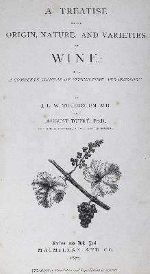 Bild Nr.1: 125-792 Thudichum,J.L.W. u. A.Dupre.: (Land- und Forstwirtschaft, Getränke, Wein und Weinbau)