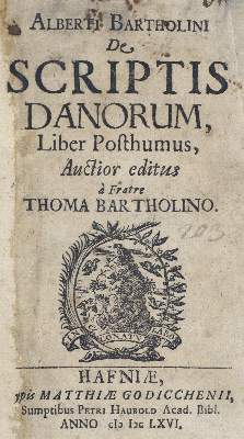Bild Nr.1: 125-858 Bartholin,A.: (Dänemark)