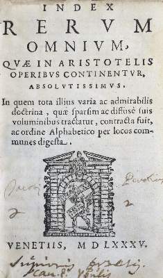 Bild Nr.1: 125-9 Aristoteles.: (Alte Drucke, Handschriften und Theologie)