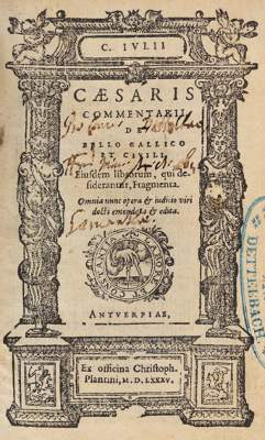 Bild Nr.1: 125-91 Caesar,C.J.: (Alte Drucke, Handschriften und Theologie)