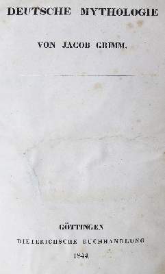 Bild Nr.1: 125-912 Grimm,J.: (Lexika - Wörterbücher - Sprachwissenschaften)