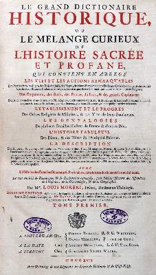 Bild Nr.2: 125-920 Moreri,L.: (Lexika - Wörterbücher - Sprachwissenschaften)
