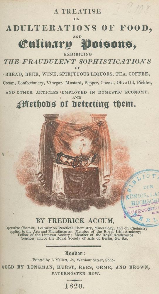 Große Abbildung Nr.1: 126-1 Accum,F.: (Aus der Sammlung Professor Dr.Dr.Johannes Büttner Teil 1)