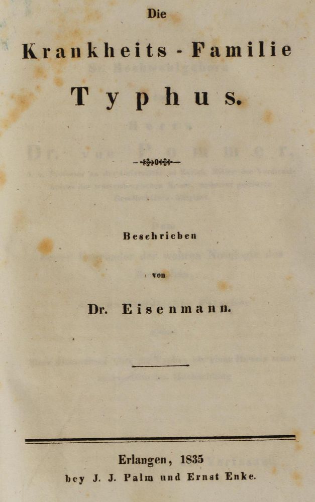 Große Abbildung Nr.1: 126-100 Eisenmann,(G.e.).: (Aus der Sammlung Professor Dr.Dr.Johannes Büttner Teil 1)