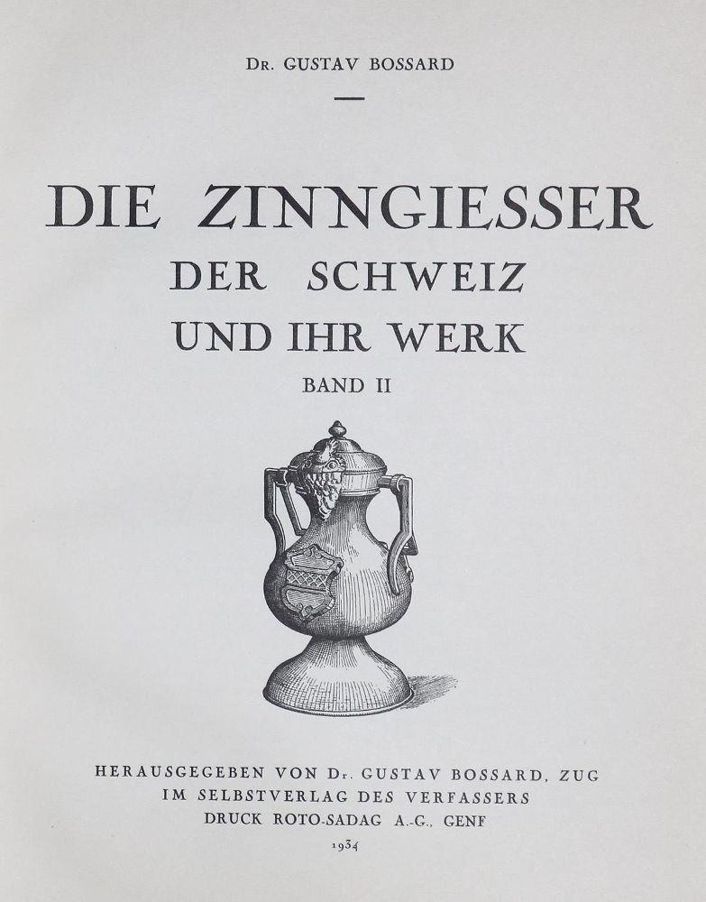 Große Abbildung Nr.1: 126-1014 Bossard,G.: (Zinn)