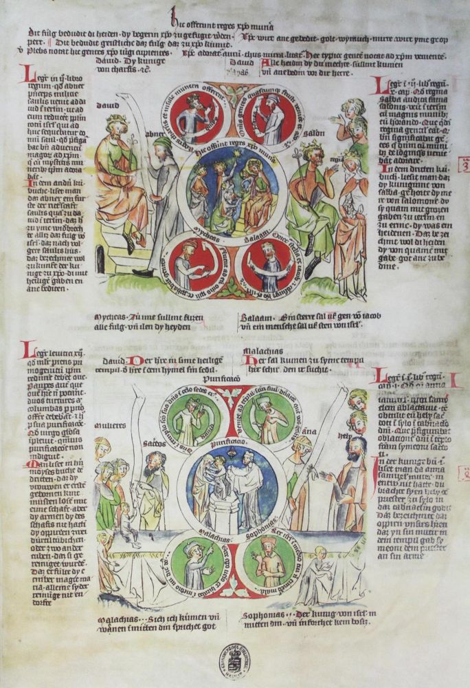 Große Abbildung Nr.1: 126-1027 Biblia pauperum.: (Faksimile)