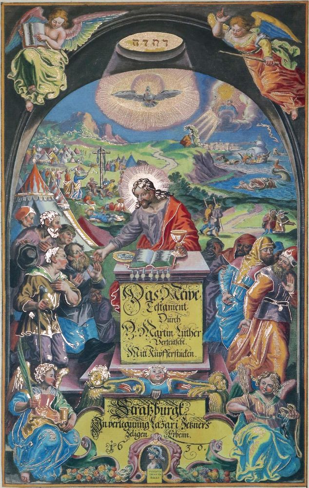 Große Abbildung Nr.1: 126-1043 Merian-Bibel.: (Faksimile)