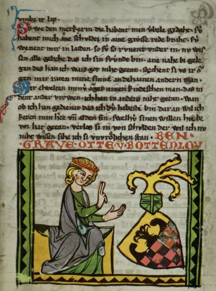 Große Abbildung Nr.1: 126-1052 Weingartner Liederhandschrift, Die.: (Faksimile)