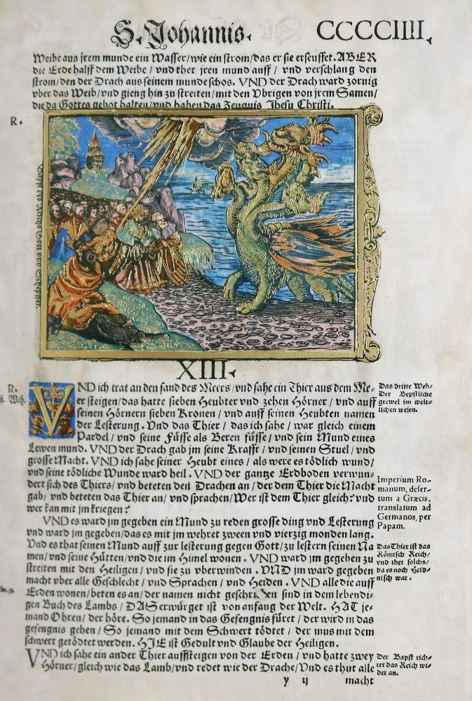 Große Abbildung Nr.1: 126-1054 Zerbster Prunkbibel: (Faksimile)