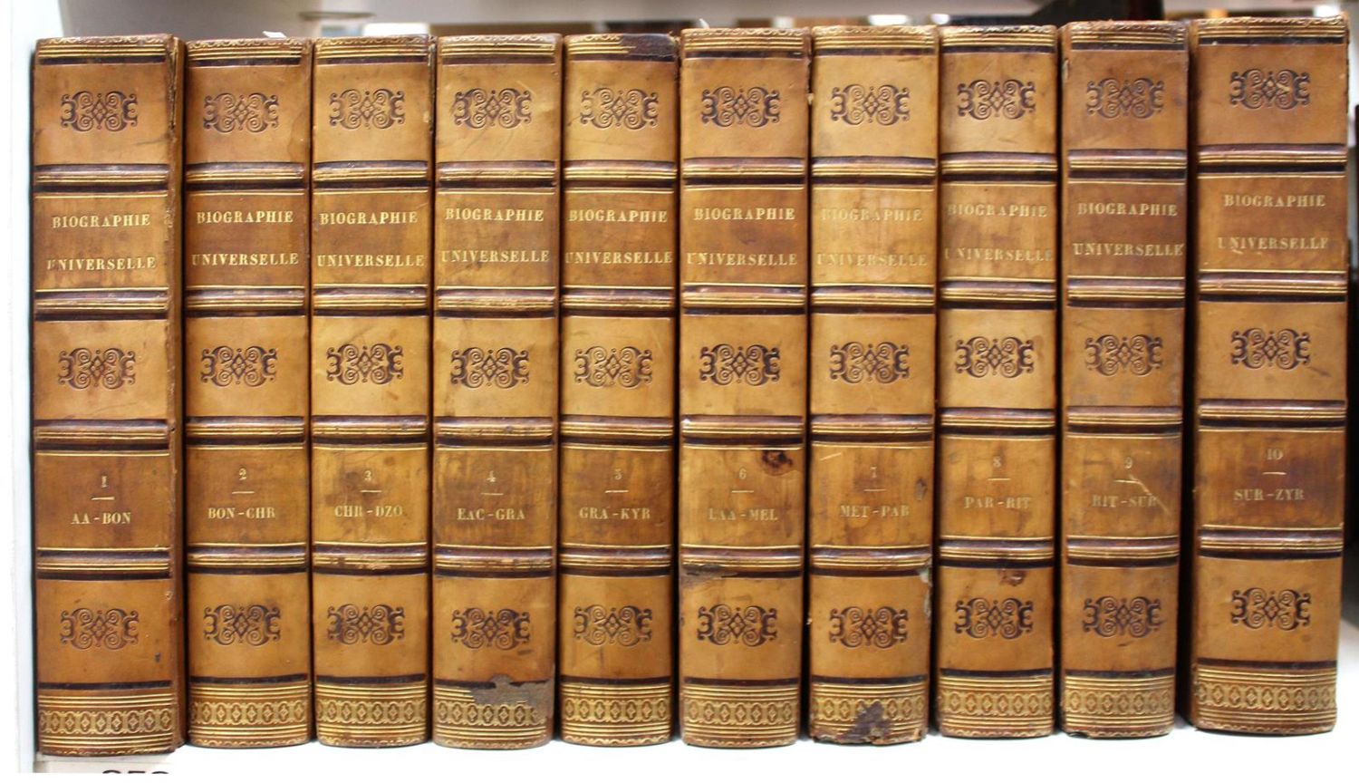 Große Abbildung Nr.1: 126-1068 Biographie universelle: (Lexika - Wörterbücher - Sprachwissenschaften)