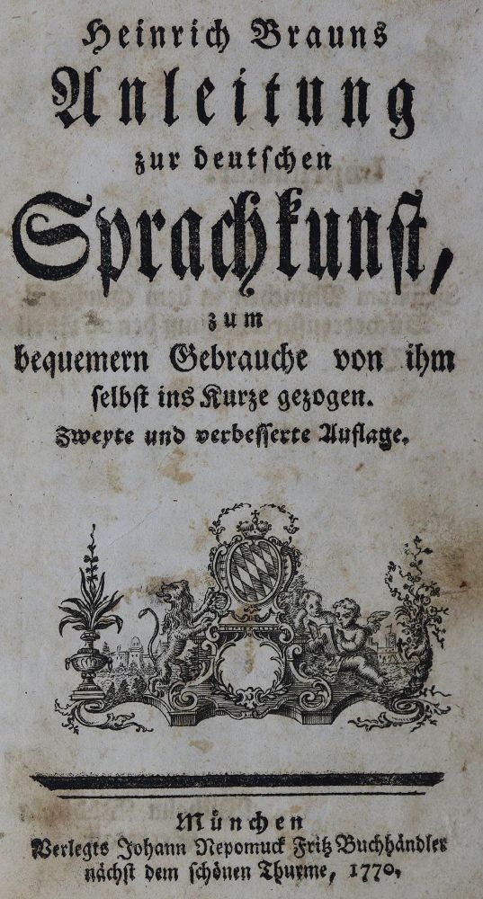 Große Abbildung Nr.1: 126-1069 Braun,H.: (Lexika - Wörterbücher - Sprachwissenschaften)