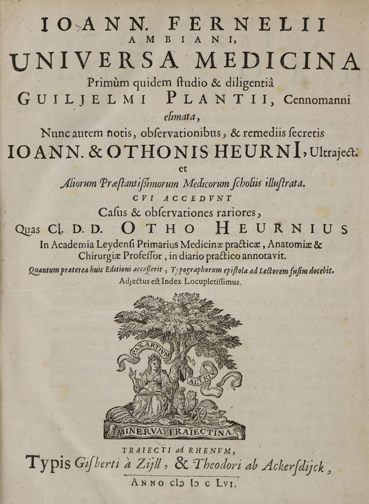 Große Abbildung Nr.1: 126-107 Fernel,J.: (Aus der Sammlung Professor Dr.Dr.Johannes Büttner Teil 1)