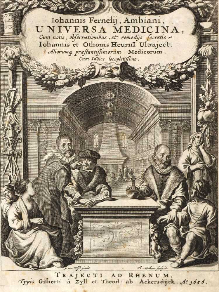 Große Abbildung Nr.2: 126-107 Fernel,J.: (Aus der Sammlung Professor Dr.Dr.Johannes Büttner Teil 1)