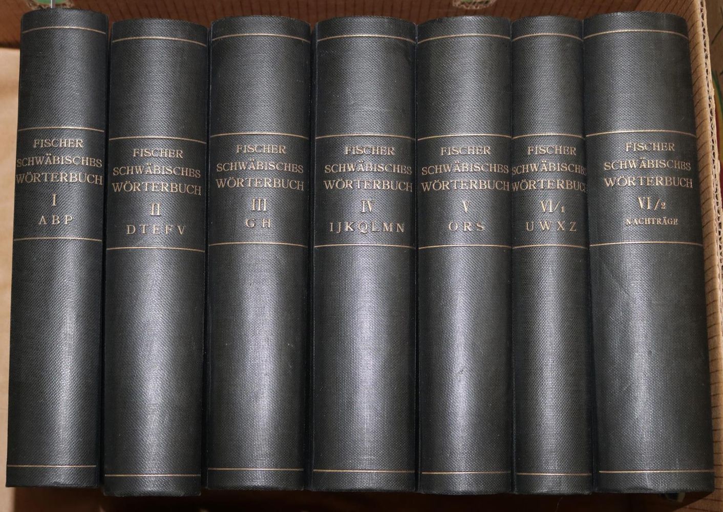 Große Abbildung Nr.2: 126-1091 Fischer,H.: (Lexika - Wörterbücher - Sprachwissenschaften, Schwaben)