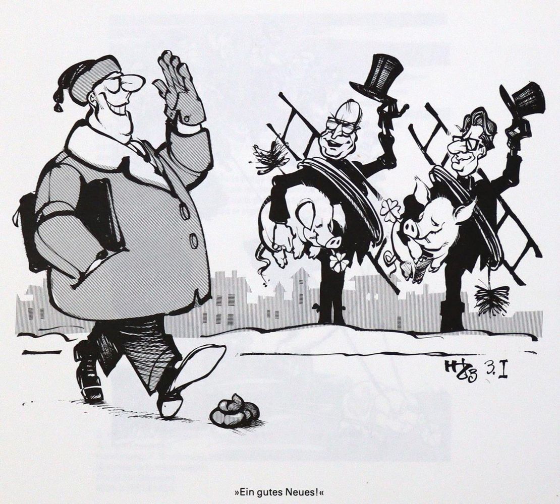 Große Abbildung Nr.7: 126-1129 Haitzinger,H.: (Karikatur)