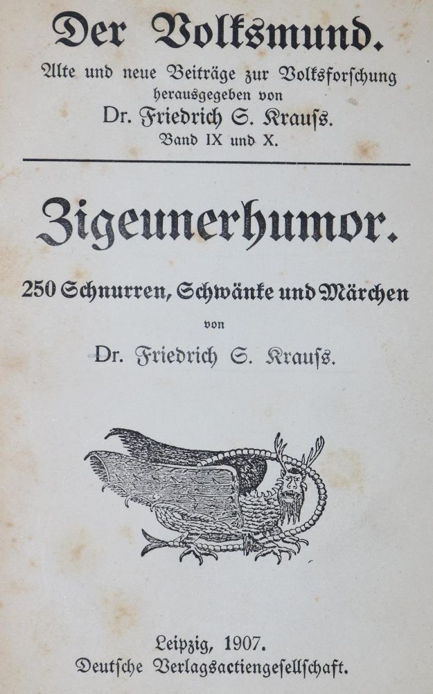 Große Abbildung Nr.1: 126-1130 Krauß,F.S.: (Kultur- und Sittengeschichte)