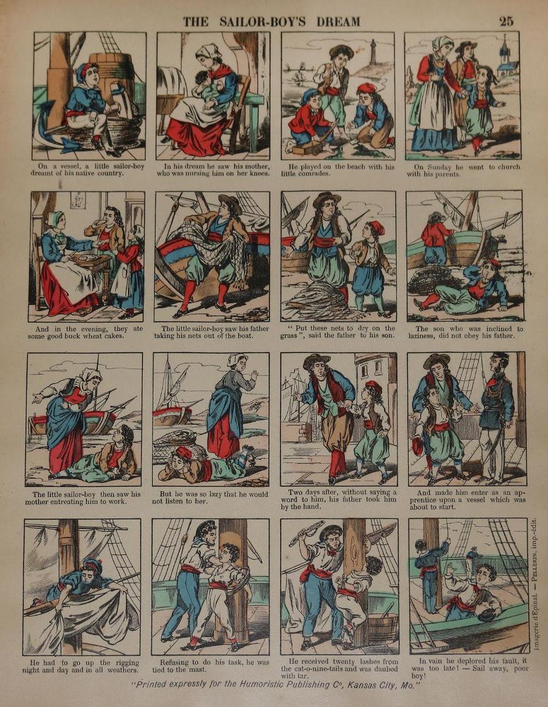 Große Abbildung Nr.1: 126-1145 Bilderbogen Pellerin.: (Kinder- und Jugendbücher)