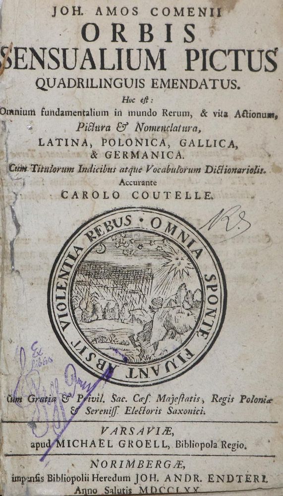 Große Abbildung Nr.1: 126-1151 Comenius,J.A.: (Kinder- und Jugendbücher)