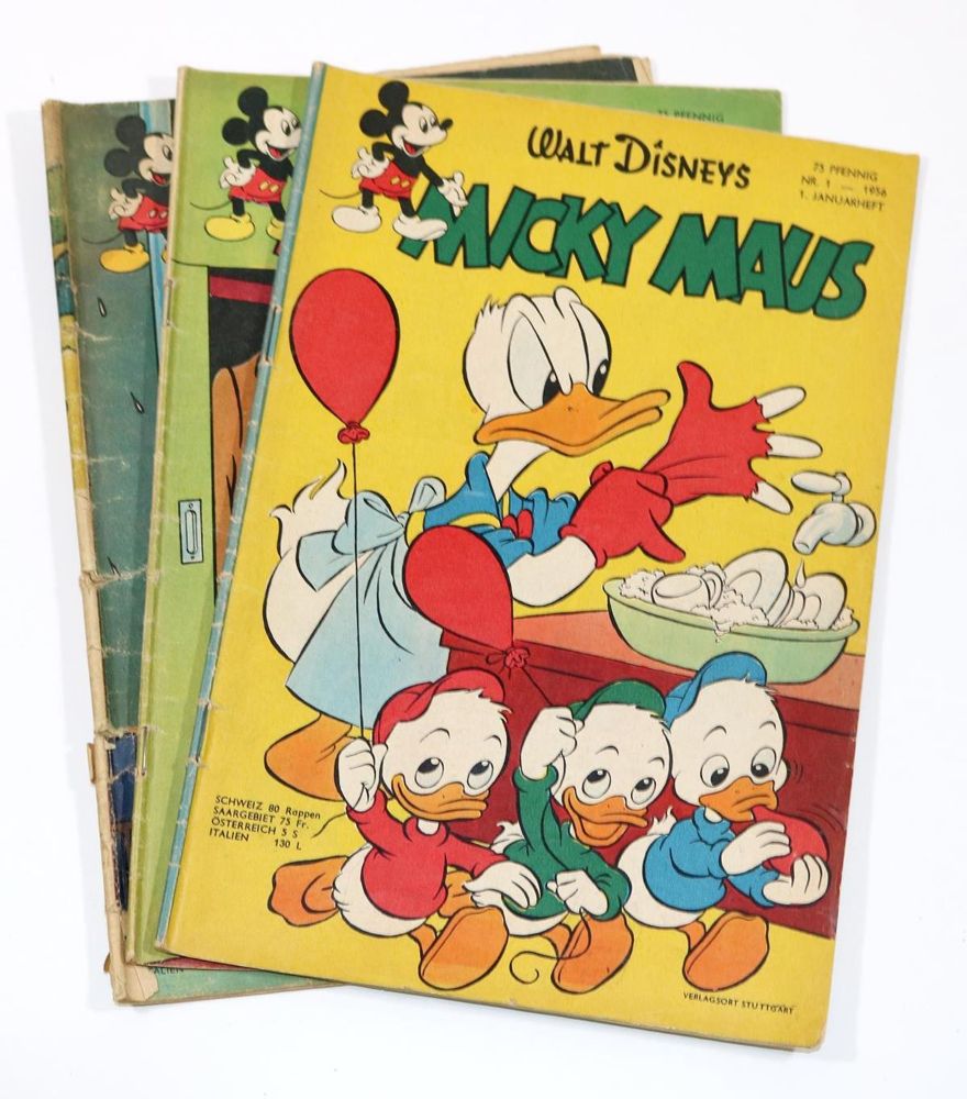 Große Abbildung Nr.1: 126-1152 Micky Maus 1952-56: (Comics)