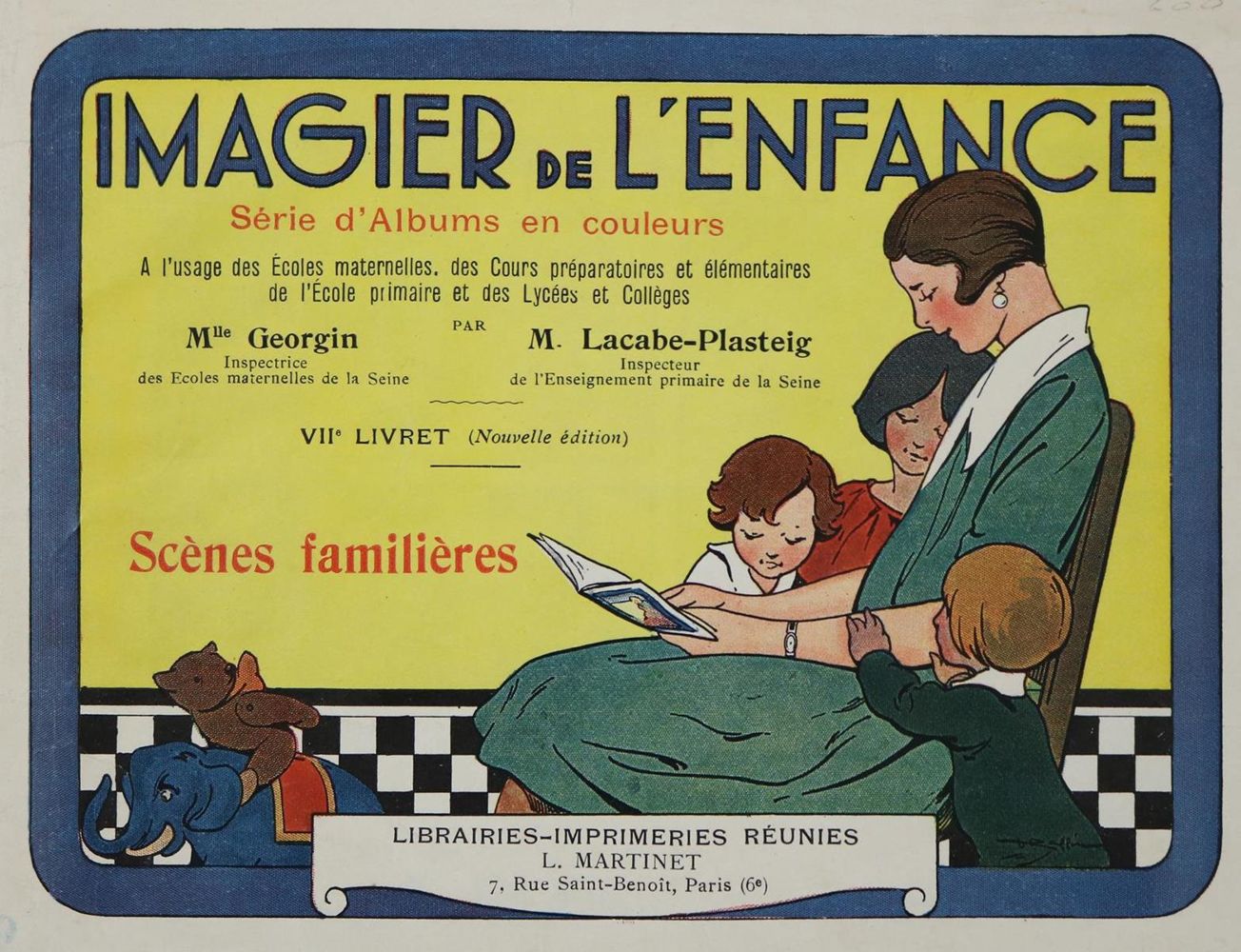 Große Abbildung Nr.1: 126-1162 Imagier de l'enfance.: (Kinder- und Jugendbücher)