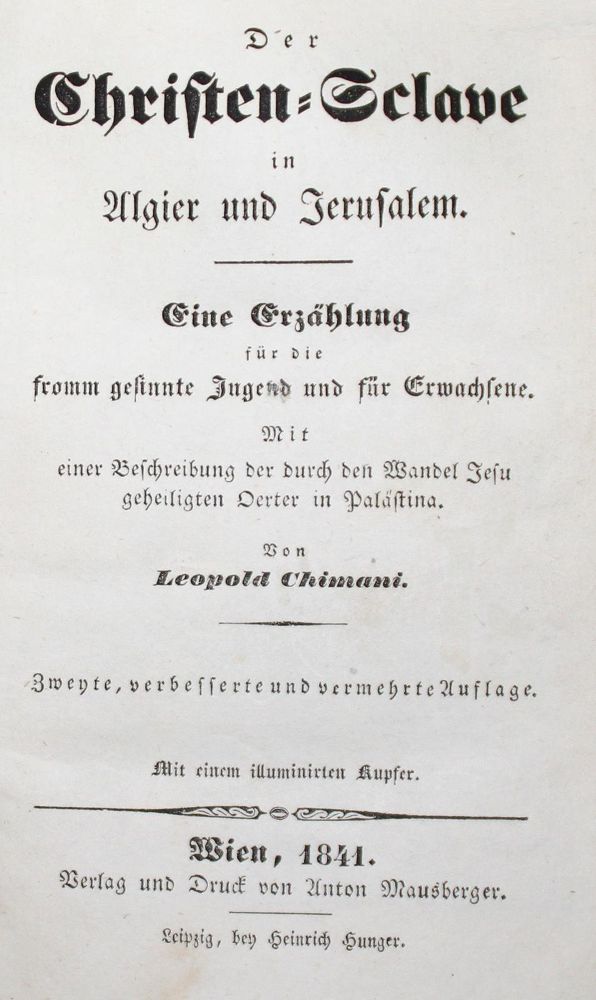 Große Abbildung Nr.2: 126-1218 Chimani,L.: (Literatur und illustrierte Bücher bis 19.Jahrhundert)