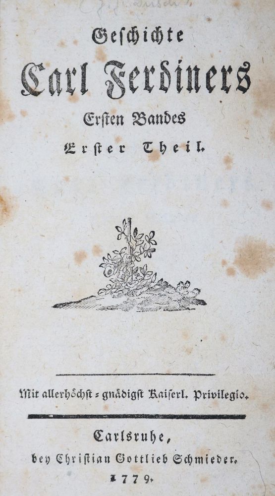 Große Abbildung Nr.1: 126-1228 (Dusch,J.J.).: (Literatur und illustrierte Bücher bis 19.Jahrhundert)