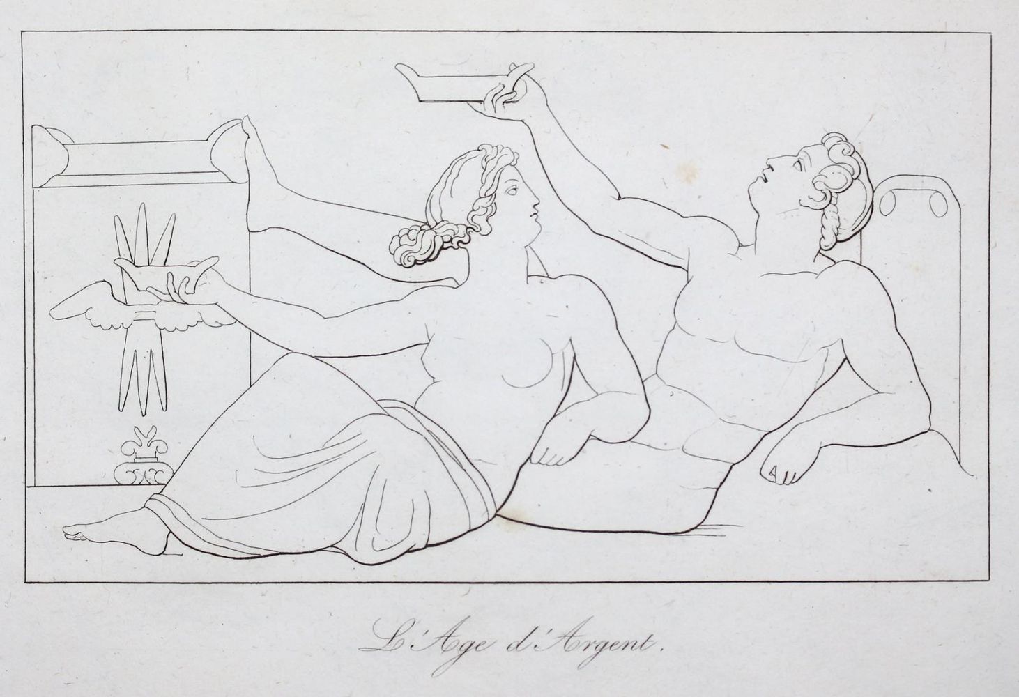 Große Abbildung Nr.1: 126-1241 Flaxman,J.: (Literatur und illustrierte Bücher bis 19.Jahrhundert)