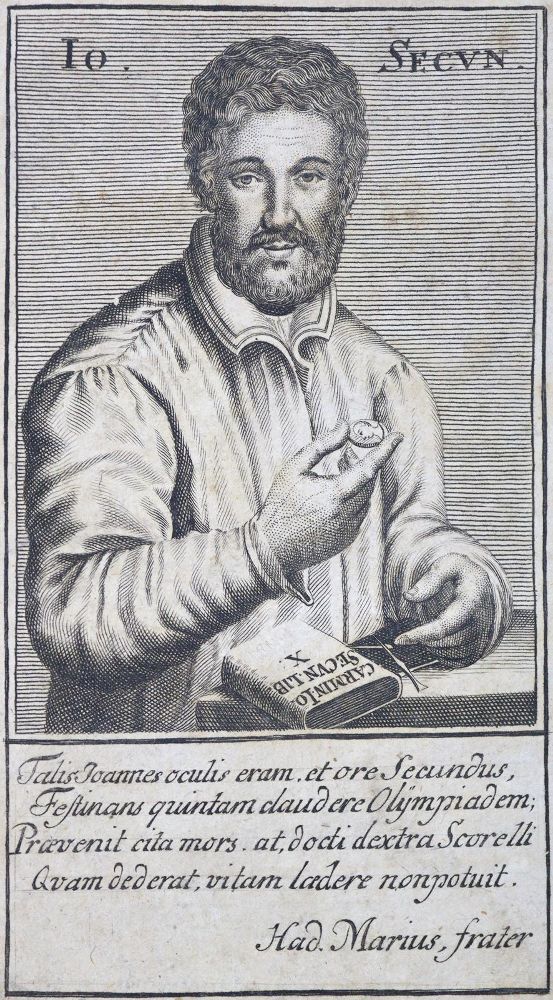 Große Abbildung Nr.1: 126-1272 Johannes Secundus (d.i. J.N.Everaerts).: (Literatur und illustrierte Bücher bis 19.Jahrhundert)