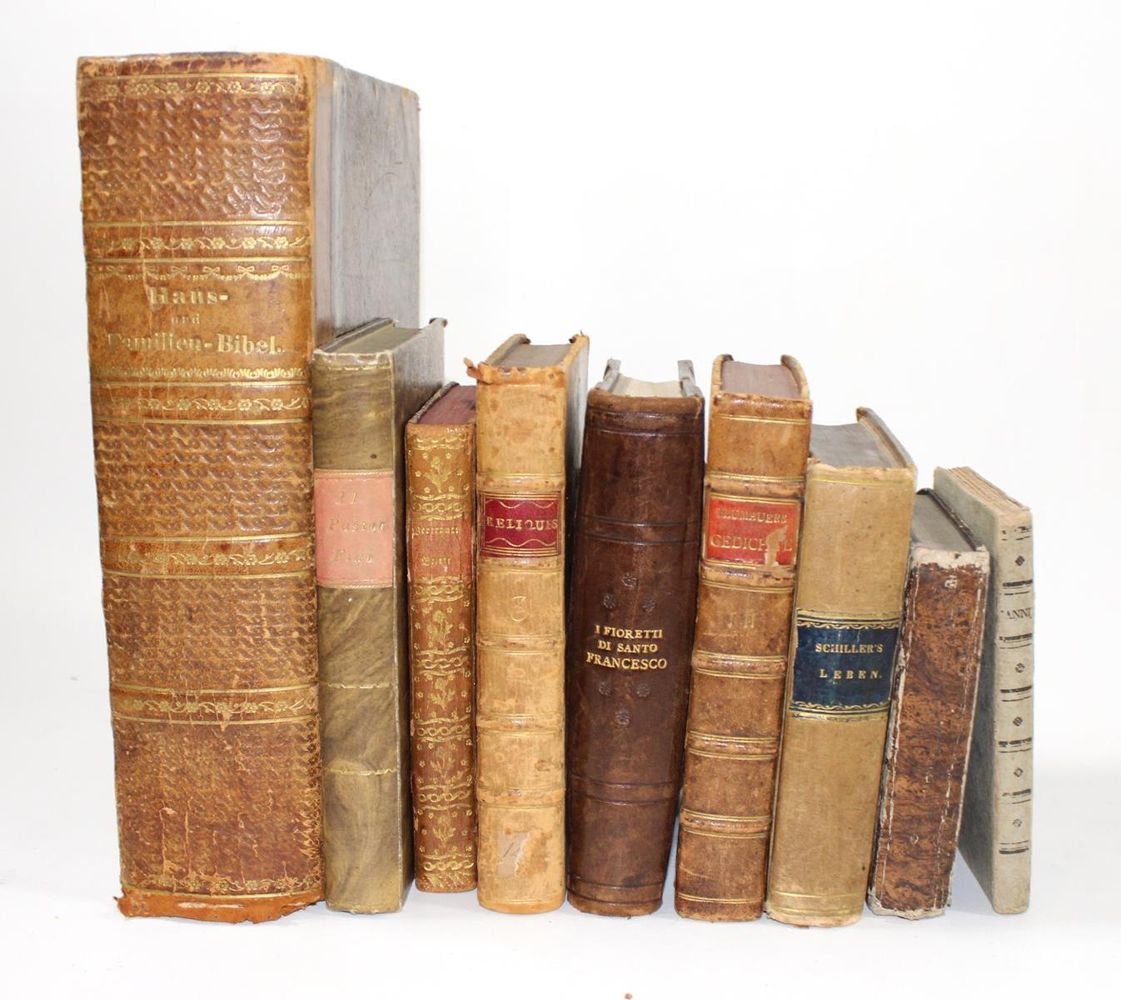 Große Abbildung Nr.2: 126-1280 Konvolut: (Literatur und illustrierte Bücher bis 19.Jahrhundert)