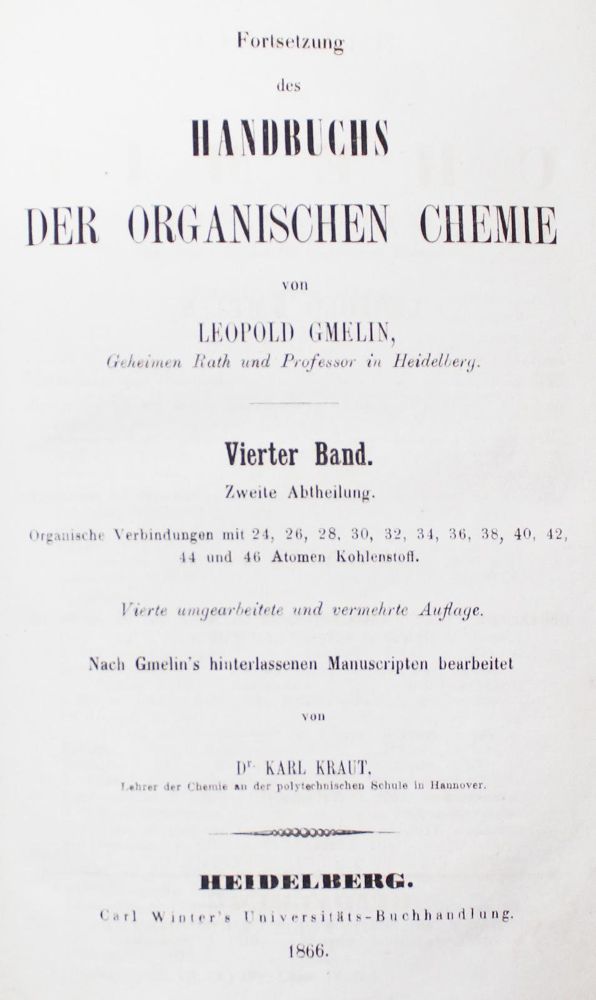 Große Abbildung Nr.1: 126-131 Gmelin,L.: (Aus der Sammlung Professor Dr.Dr.Johannes Büttner Teil 1)