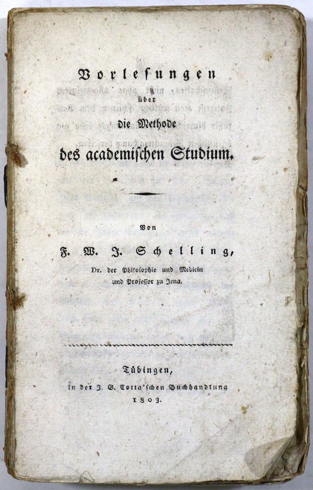 Große Abbildung Nr.1: 126-1334 Schelling,F.W.J.: (Literatur und illustrierte Bücher bis 19.Jahrhundert)